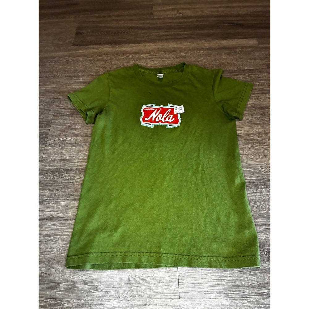 American Apparel Green Premium Nola Made With Soul Tee
